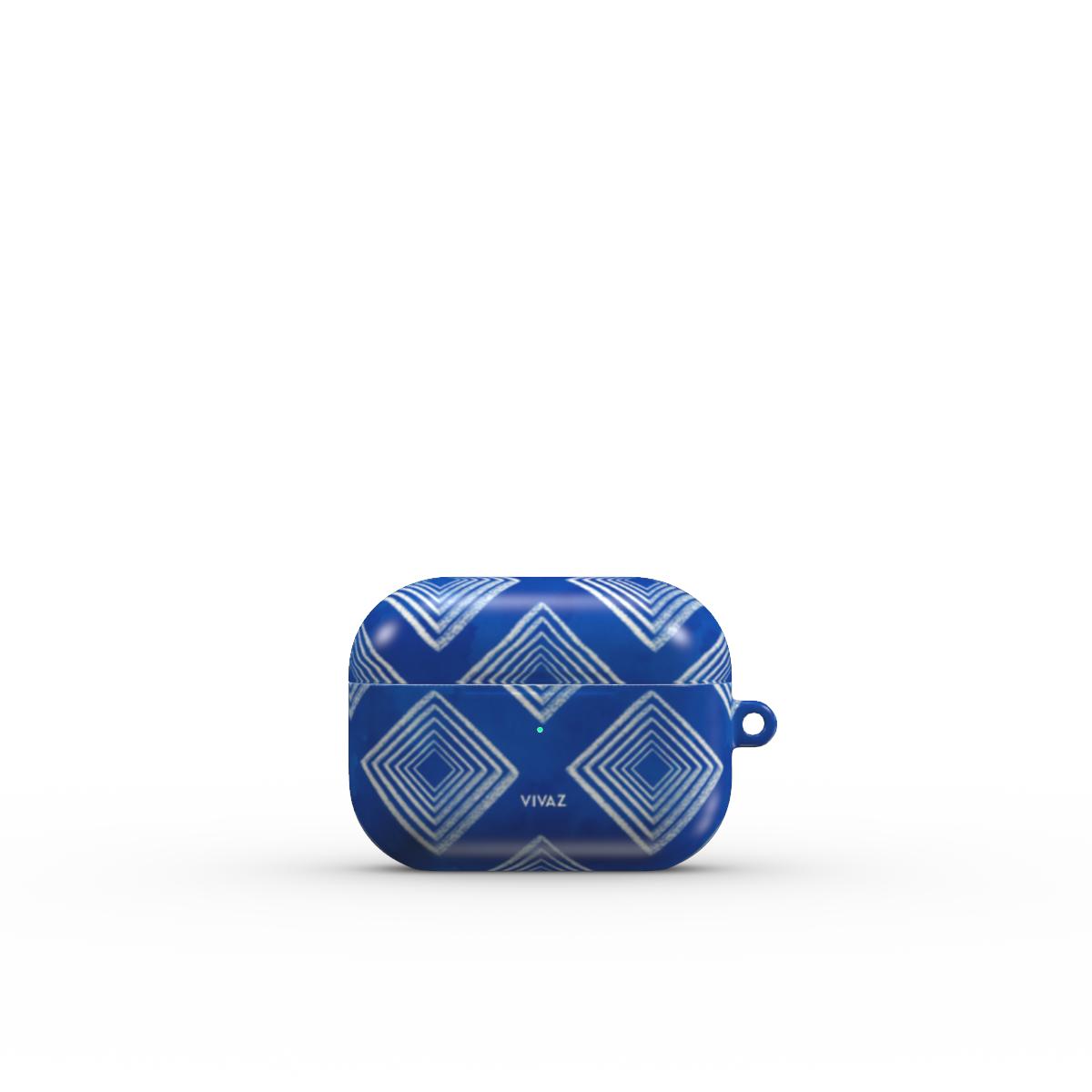 Blue Tiles - Tough Apple AirPods Pro Case