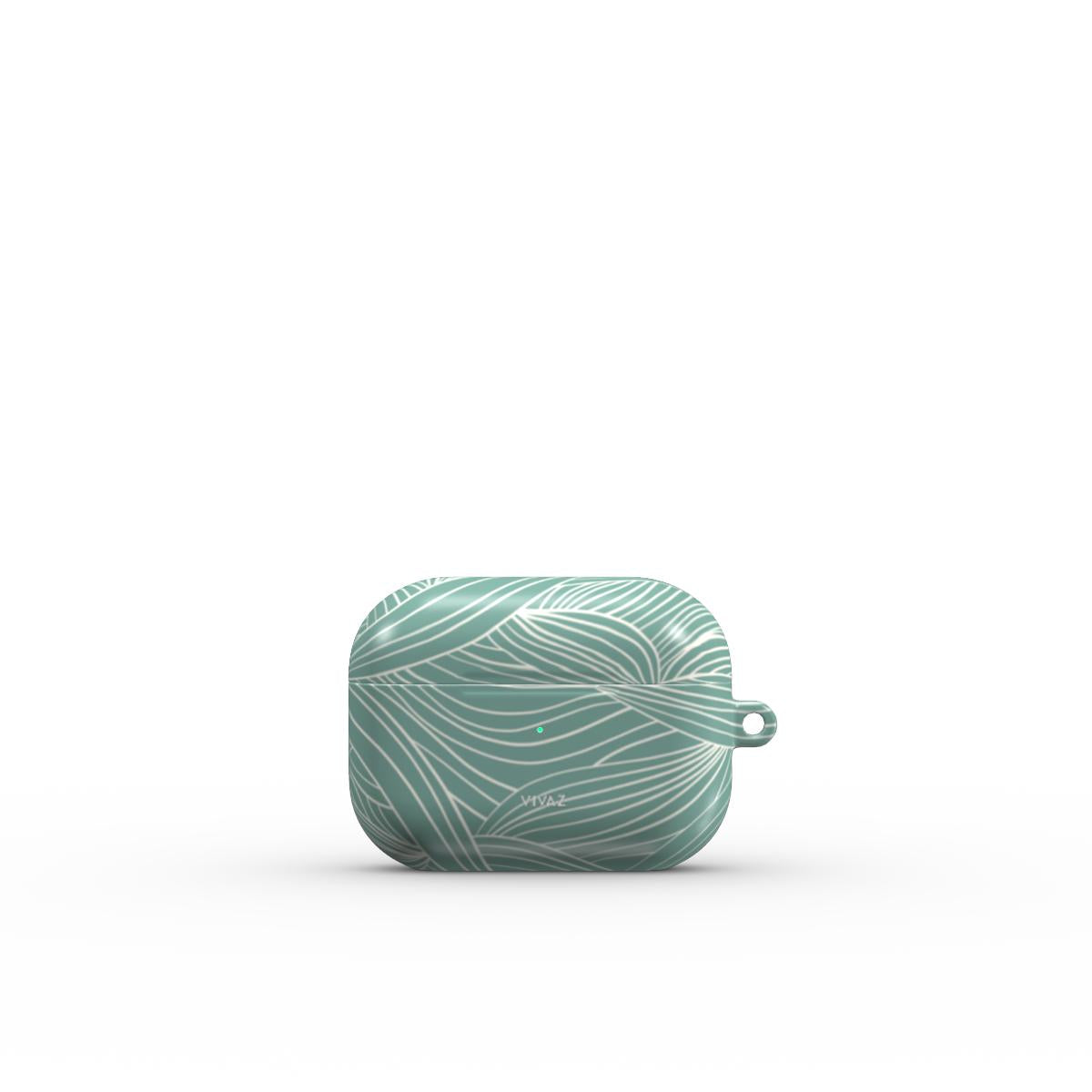 Teal Lines - Tough Apple AirPods Pro Case