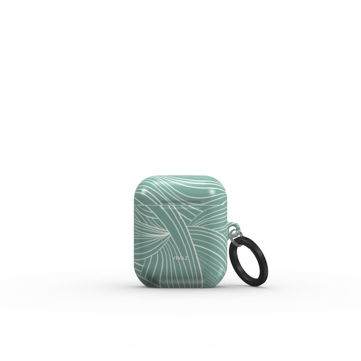 Teal Lines - Tough Apple AirPods 1/2 Case